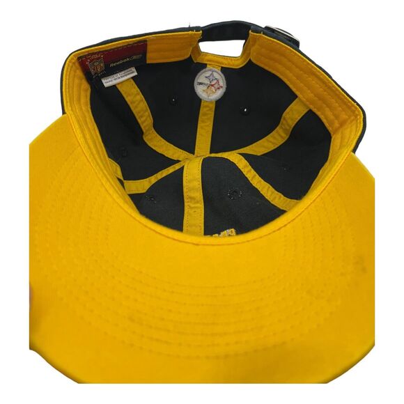 Reebok NFL Team Apparel Pittsburgh Steelers Snapback Adjustable Cap - Picture 5 of 6